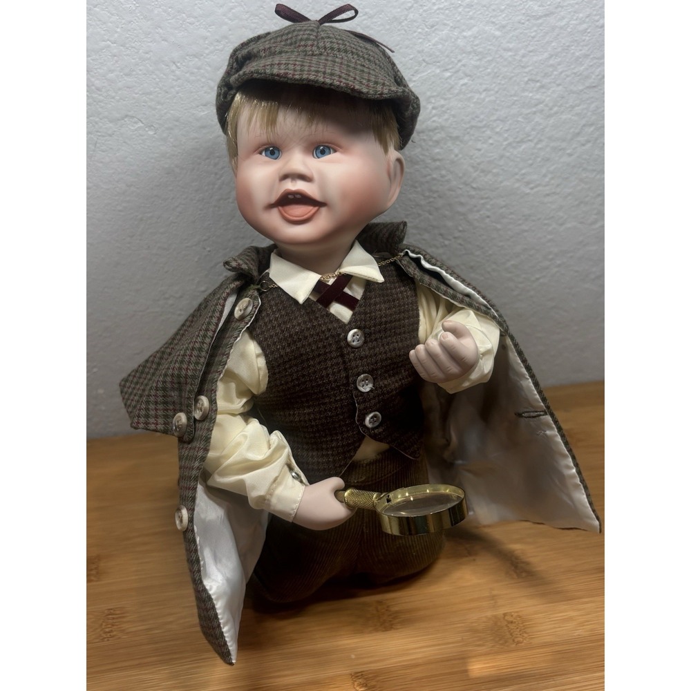 Little Sherlock Doll by Kathy Barry-Hippensteel 1989‎ Edwin Knowles Doll